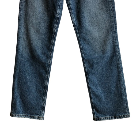 AGOLDE Kye Mid Rise Straight Crop Blue Jeans Size 23 Notion medium wash NWT NEW - Picture 5 of 16